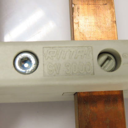 Rittal 3-Copper Bus Bar Assembly 89" OAL SV 3000 Holders