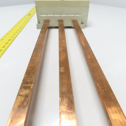 Rittal 3-Copper Bus Bar Assembly 89" OAL SV 3000 Holders