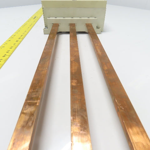 Rittal 3-Copper Bus Bar Assembly 89" OAL SV 3000 Holders