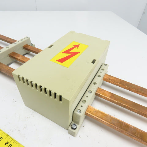 Rittal 3-Copper Bus Bar Assembly 89" OAL SV 3000 Holders