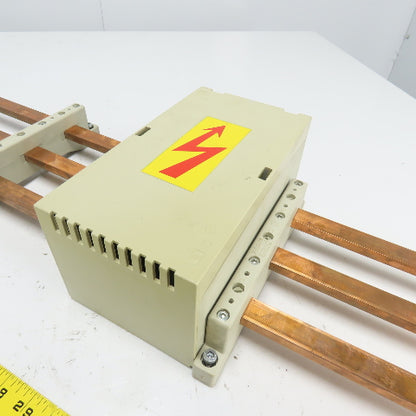 Rittal 3-Copper Bus Bar Assembly 89" OAL SV 3000 Holders