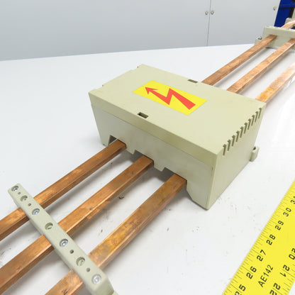 Rittal 3-Copper Bus Bar Assembly 89" OAL SV 3000 Holders