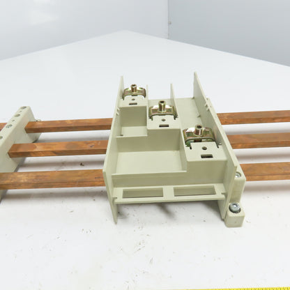 Rittal 3-Copper Bus Bar Assembly 89" OAL SV 3000 Holders
