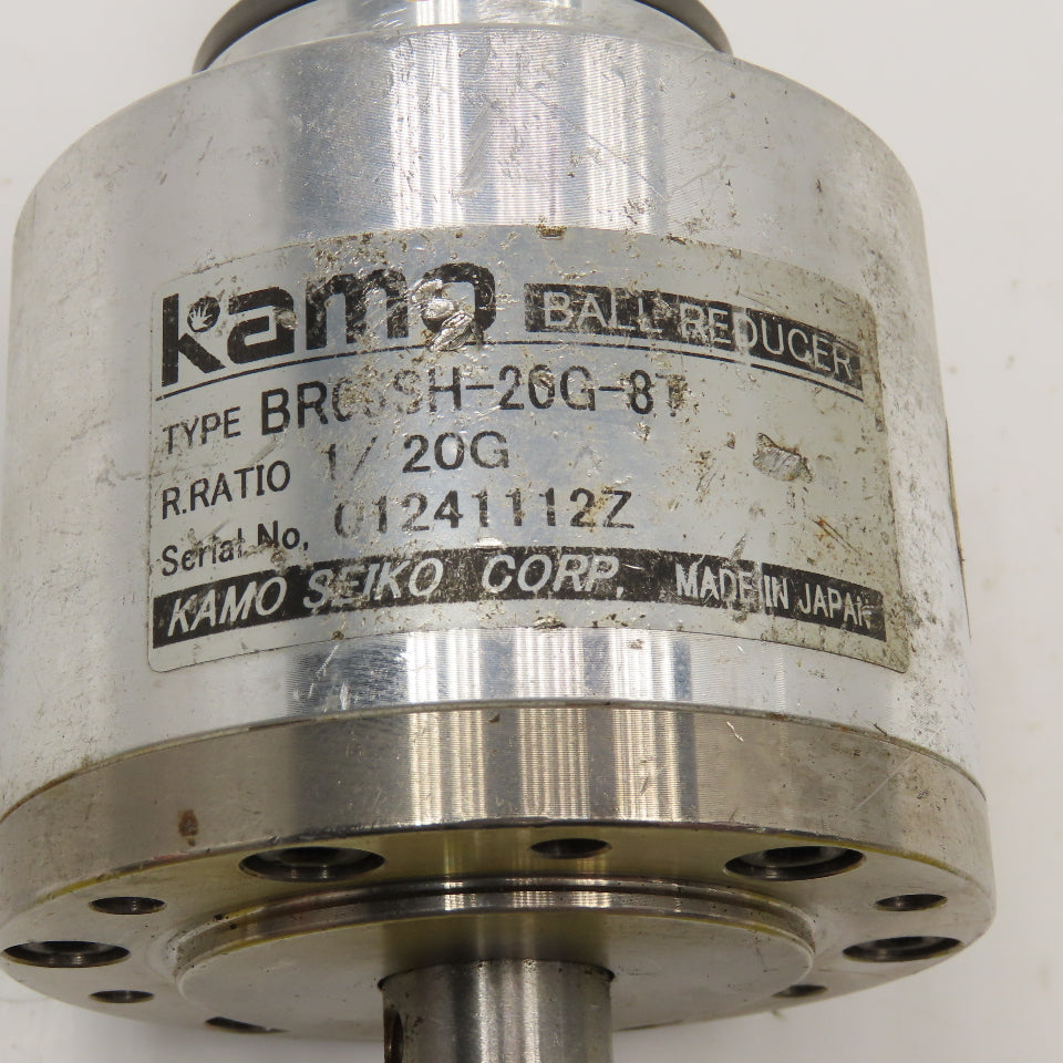 Kamo Seiko BR65SH-20G-8T 20:1 Ratio Ball Reducer Gear Head