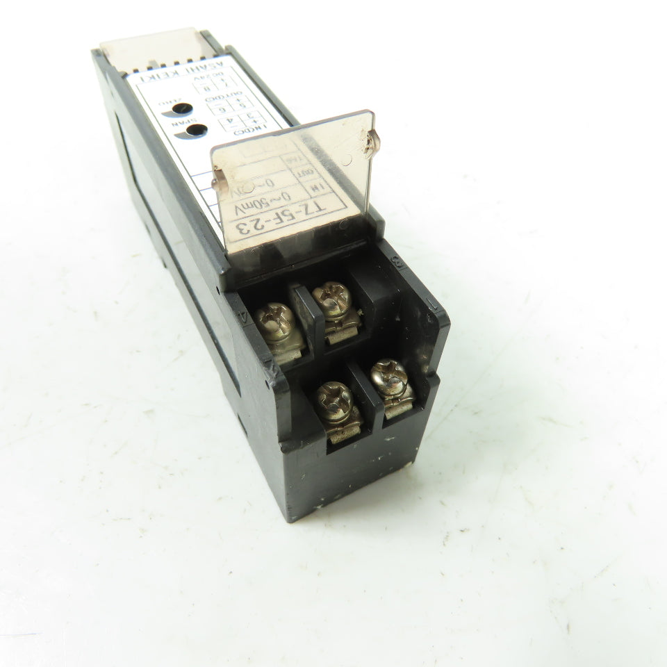 Asahi Keiki TZ-5F-23 Isolator Transmitter Terminal 0-50mV In 0-10V Out