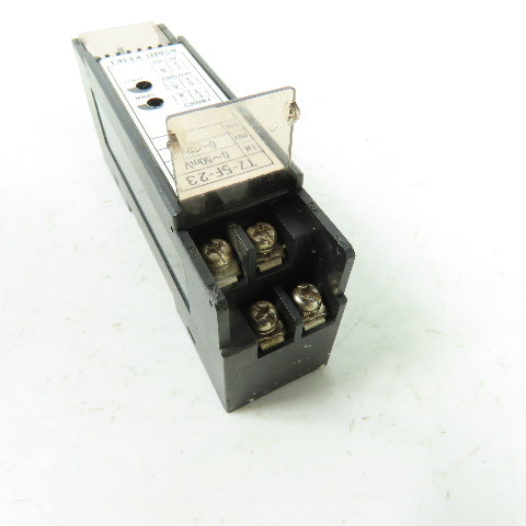 Asahi Keiki TZ-5F-23 Isolator Transmitter Terminal 0-50mV In 0-10V Out