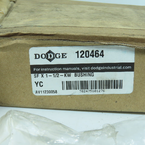 Dodge 120464 SF x 1-1/2-KW Quick Disconnect SF Bushing 1.5" Bore 4.62" Flange OD