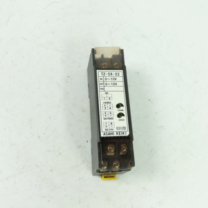 Asahi Keiki TZ-5X-22 Isolator Transmitter Terminal 0-10V In 0-10V Out