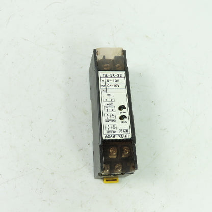 Asahi Keiki TZ-5X-22 Isolator Transmitter Terminal 0-10V In 0-10V Out