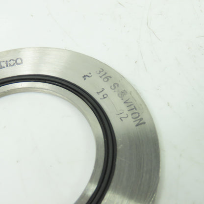 316 SS Viton Gasket Seal 2 19 92 No. 150 2 19 92 Lot Of 3