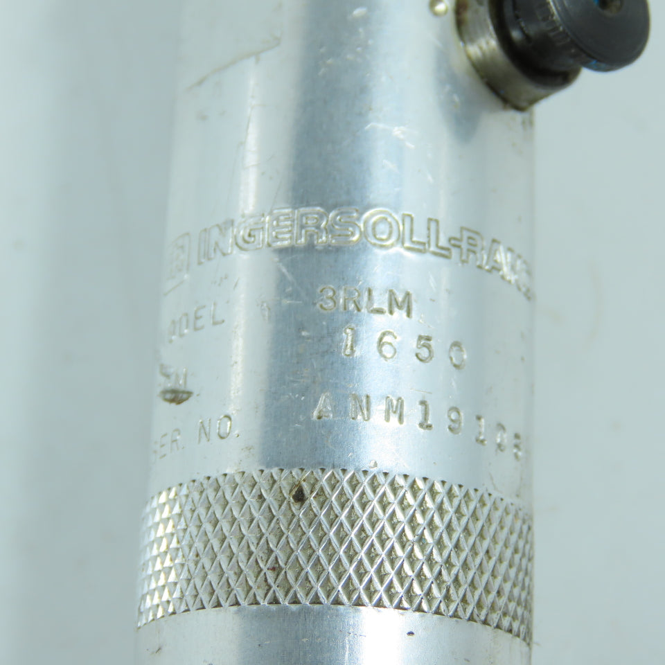 Ingersoll-Rand 3RLM Pneumatic Straight Nutrunner Reversible Air Wrench 1650 RPM