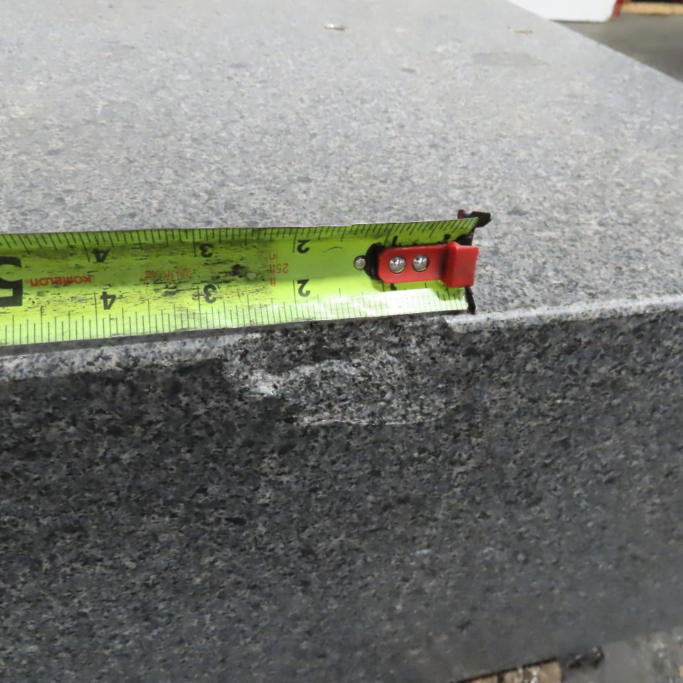84" x 71" x 12" Thick Gray Granite Surface Plate Layout Jig Plate