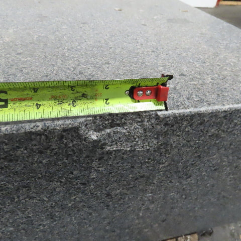 84" x 71" x 12" Thick Gray Granite Surface Plate Layout Jig Plate