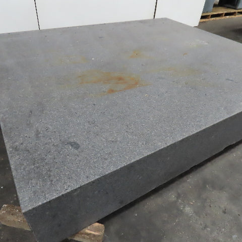 84" x 71" x 12" Thick Gray Granite Surface Plate Layout Jig Plate