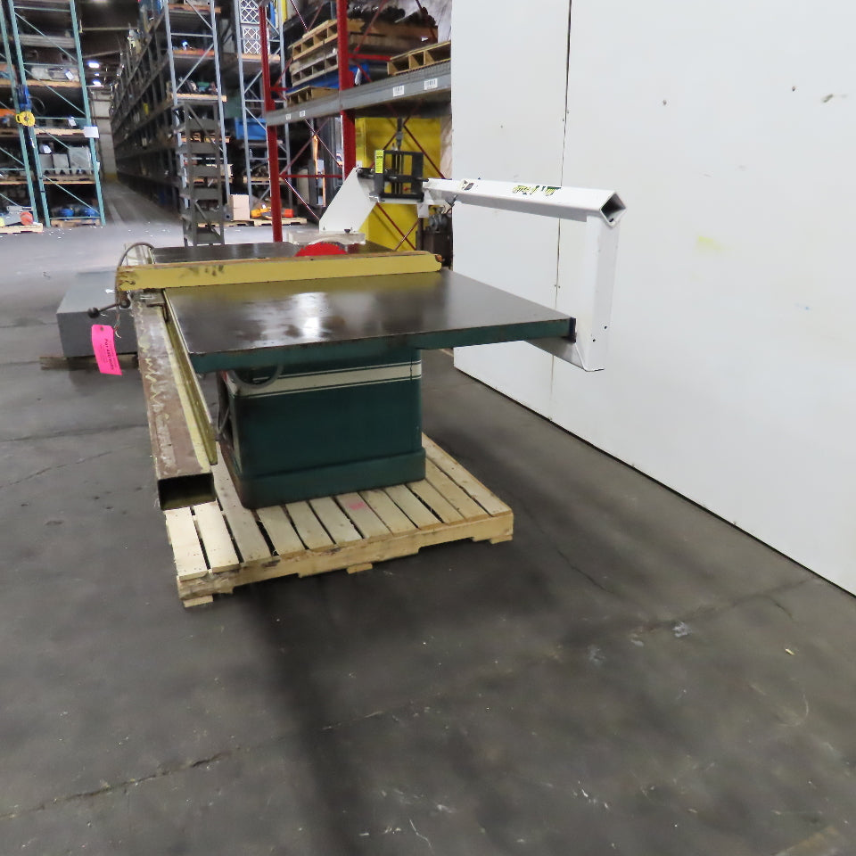 Powermatic Model 72 12/14" Tilting Arbor Table Saw Arm Over Guard 208-230V 7.5HP
