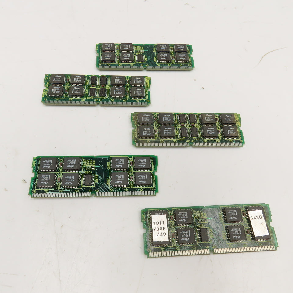 Fanuc A20B-2900-0480/02A Memory Circuit Board Lot Of 5