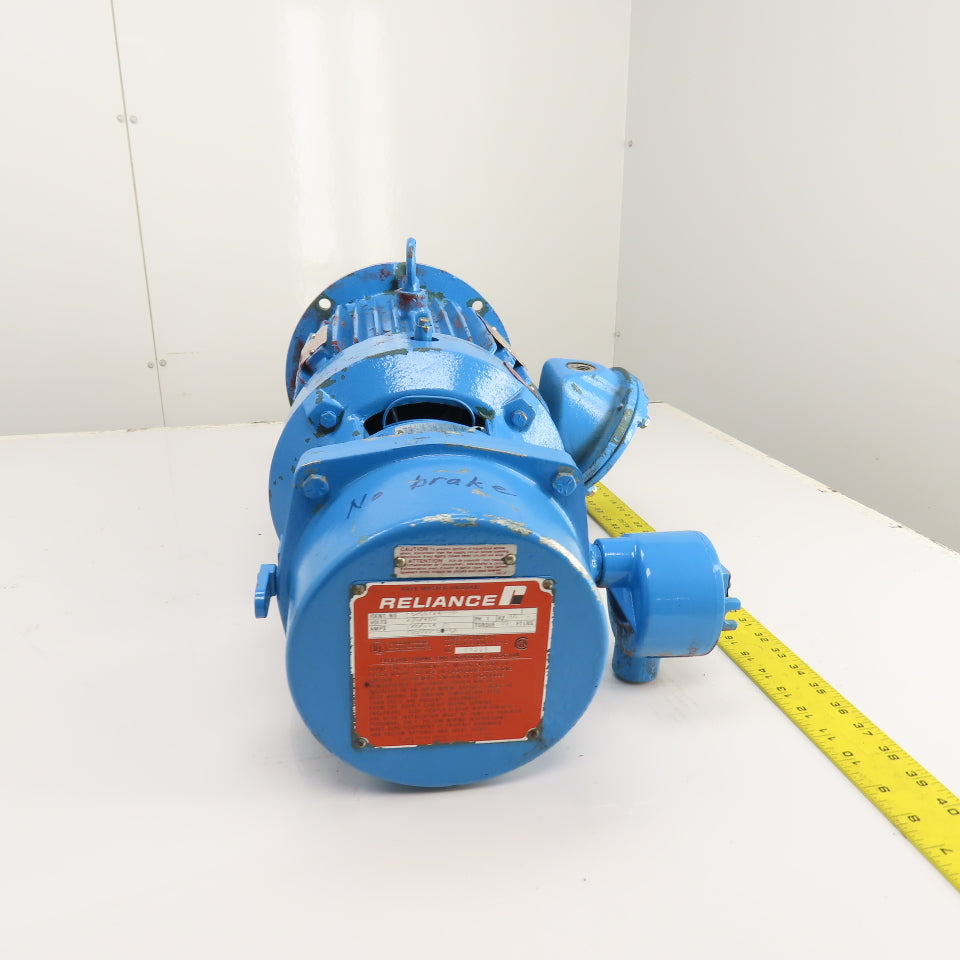 Reliance Type P 2HP Haz Location Electric Motor 1160RPM 460V 3PH 3.2A X180TD Fr