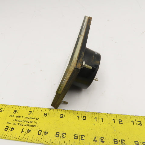 US Motors 0-100% Percent Maximum RPM Panel Meter 5" x 4"