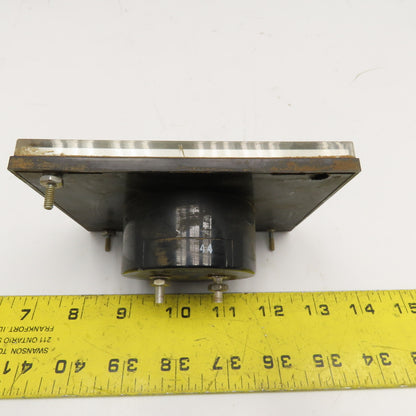 US Motors 0-100% Percent Maximum RPM Panel Meter 5" x 4"