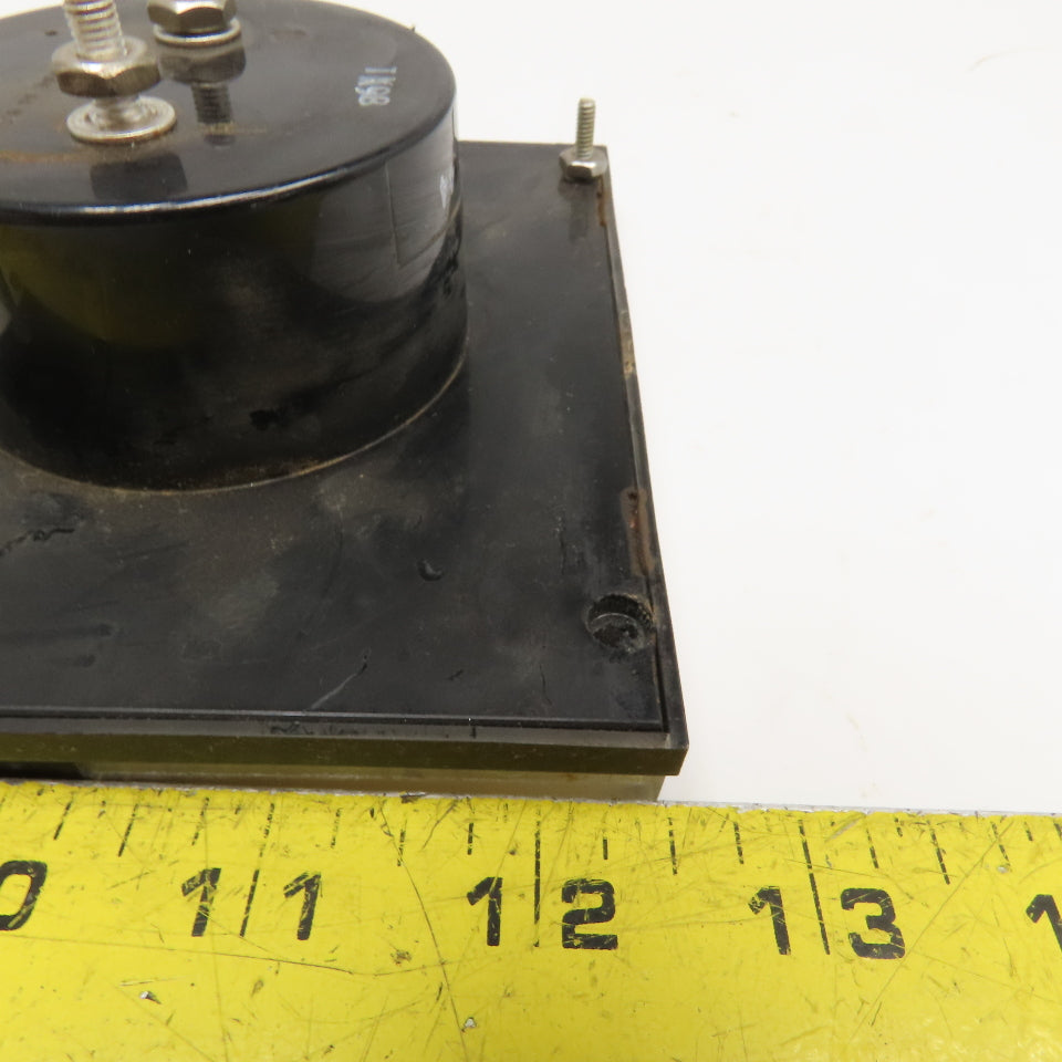 US Motors 0-100% Percent Maximum RPM Panel Meter 5" x 4"