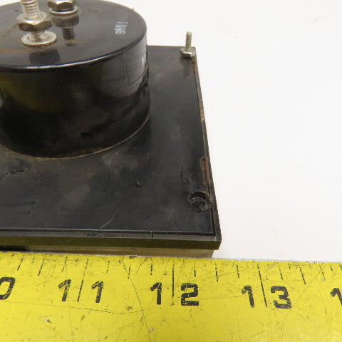 US Motors 0-100% Percent Maximum RPM Panel Meter 5" x 4"