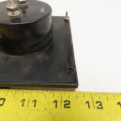 US Motors 0-100% Percent Maximum RPM Panel Meter 5" x 4"