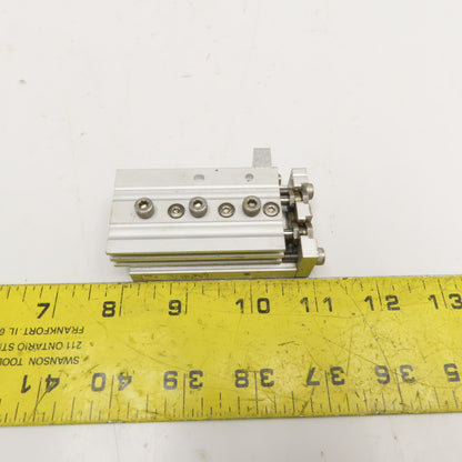 SMC MXS8-30AS 8mm Bore 30mm Stroke Air Slide Table M5-0.8 Ports