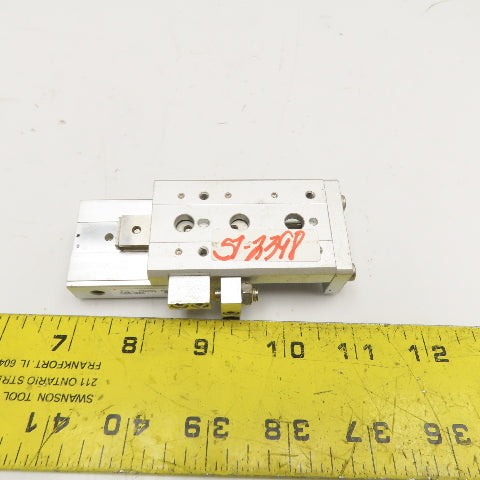 SMC MXS8-30AS 8mm Bore 30mm Stroke Air Slide Table M5-0.8 Ports