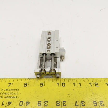 SMC MXS8-30AS 8mm Bore 30mm Stroke Air Slide Table M5-0.8 Ports