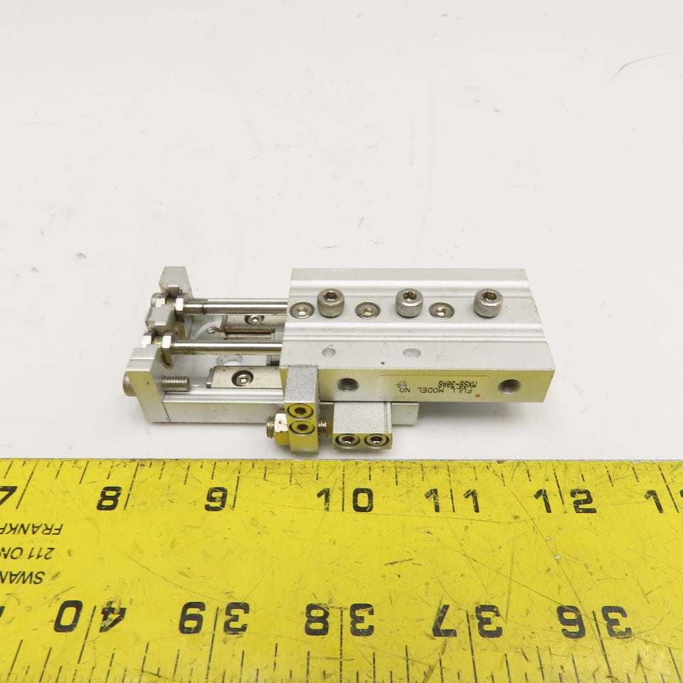 SMC MXS8-30AS 8mm Bore 30mm Stroke Air Slide Table M5-0.8 Ports