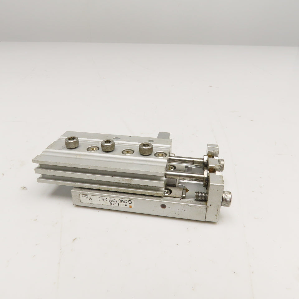 SMC MXS8-30AS 8mm Bore 30mm Stroke Air Slide Table M5-0.8 Ports