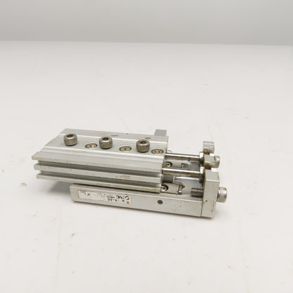 SMC MXS8-30AS 8mm Bore 30mm Stroke Air Slide Table M5-0.8 Ports