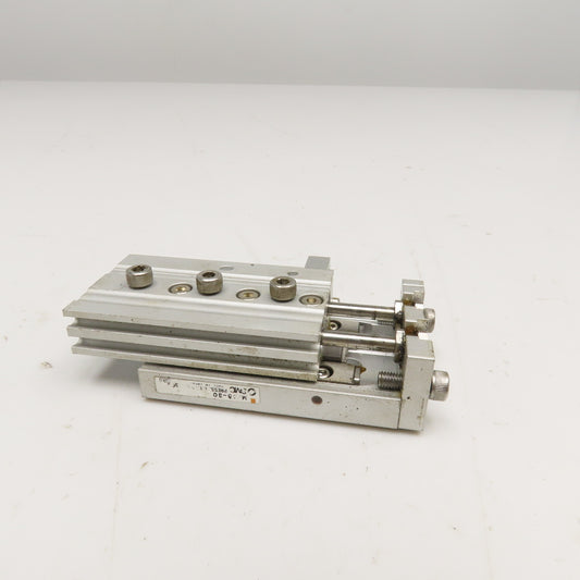 SMC MXS8-30AS 8mm Bore 30mm Stroke Air Slide Table M5-0.8 Ports