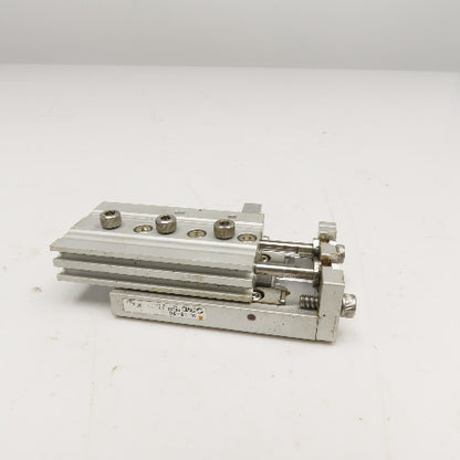 SMC MXS8-30AS 8mm Bore 30mm Stroke Air Slide Table M5-0.8 Ports