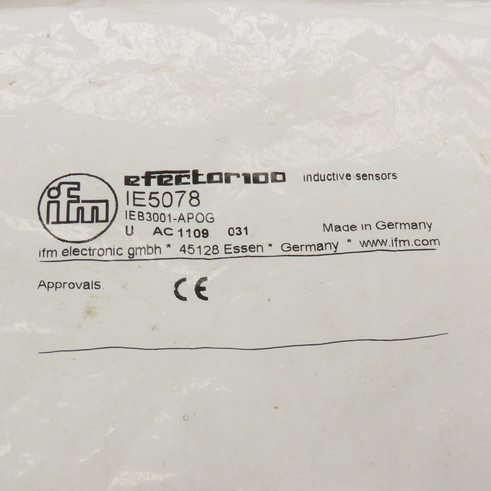 IFM Efector IE5078 Inductive Proximity Sensor