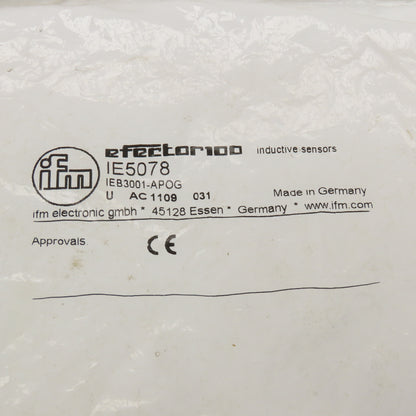 IFM Efector IE5078 Inductive Proximity Sensor