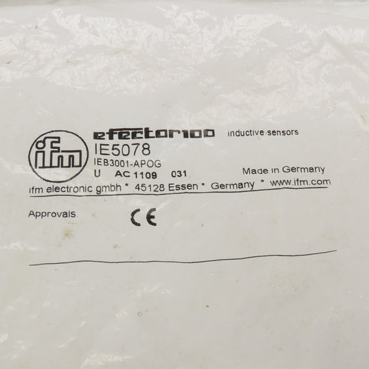 IFM Efector IE5078 Inductive Proximity Sensor