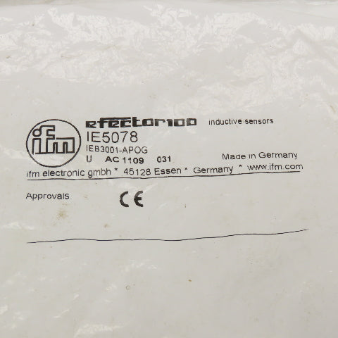 IFM Efector IE5078 Inductive Proximity Sensor