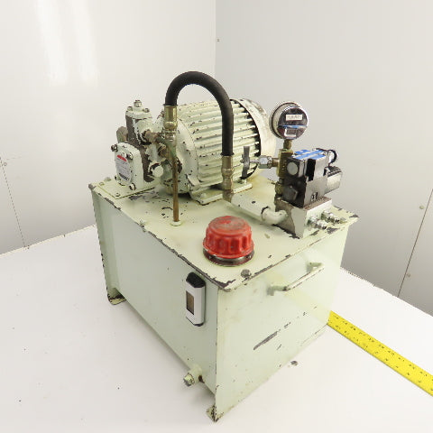 Shic Hyun Ealy VVP-VB1/F20A3 2HP 10USG Variable Vane Hydraulic Power Unit 220V
