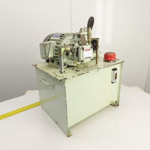 Shic Hyun Ealy VVP-VB1/F20A3 2HP 10USG Variable Vane Hydraulic Power Unit 220V
