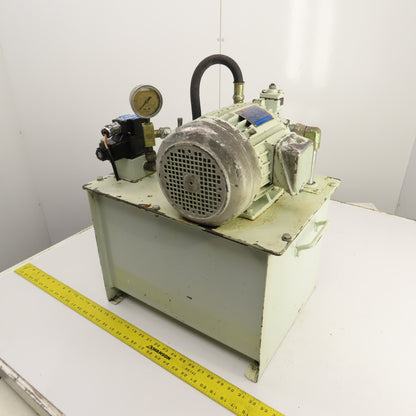 Shic Hyun Ealy VVP-VB1/F20A3 2HP 10USG Variable Vane Hydraulic Power Unit 220V