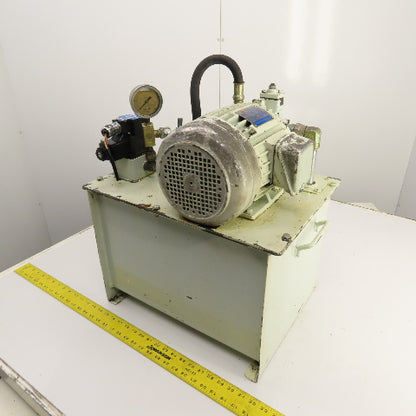 Shic Hyun Ealy VVP-VB1/F20A3 2HP 10USG Variable Vane Hydraulic Power Unit 220V