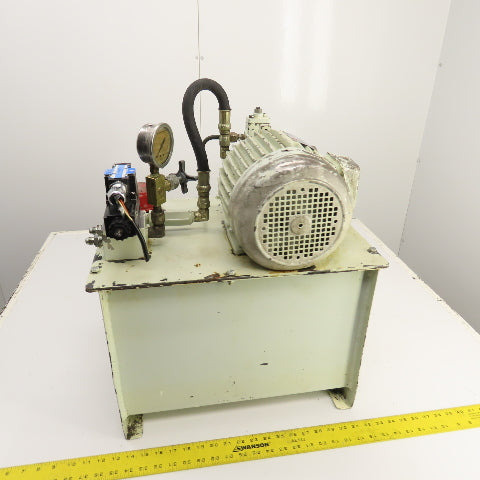 Shic Hyun Ealy VVP-VB1/F20A3 2HP 10USG Variable Vane Hydraulic Power Unit 220V