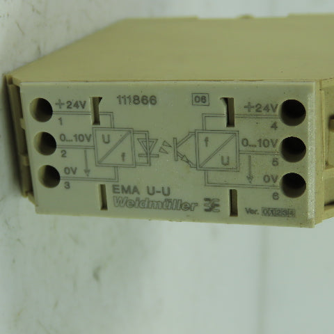 Weidmuller EMA U-U Isolator Terminal Block 0-10V