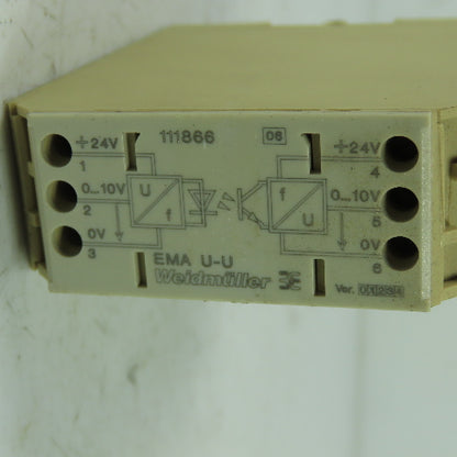 Weidmuller EMA U-U Isolator Terminal Block 0-10V