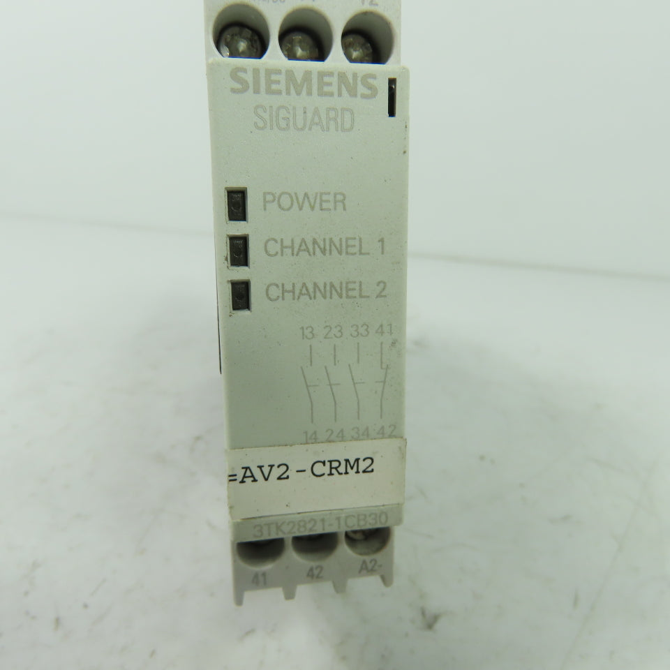 Siemens 3TK2821-1CB30 Siguard Safety Relay 24VAC/DC