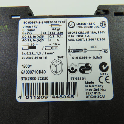 Siemens <-- 3TK2830-2CB30 Siguard Safety Relay 24VAC/DC