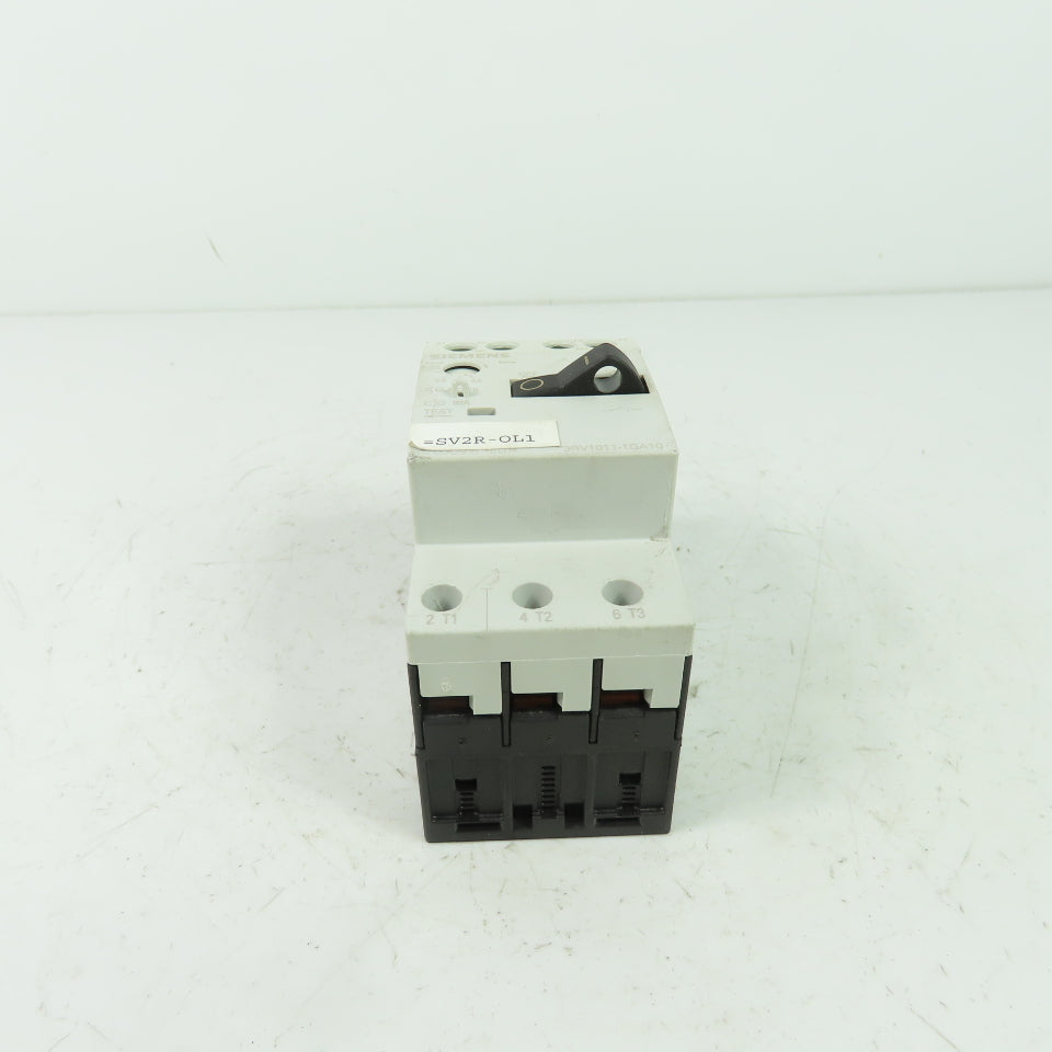 Siemens 3RV1011-1GA10 Motor Starter Circuit Breaker Protector 600V 4.5-6.3A Trip