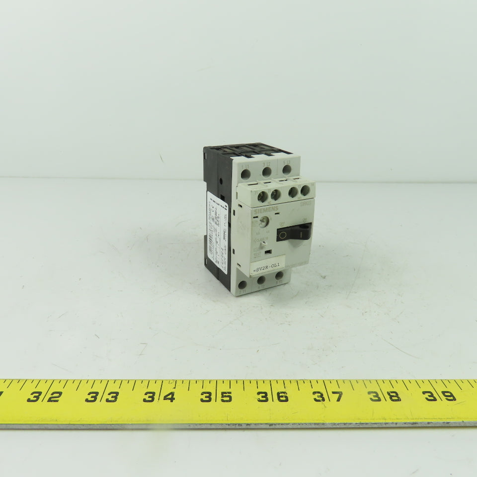 Siemens 3RV1011-1GA10 Motor Starter Circuit Breaker Protector 600V 4.5-6.3A Trip