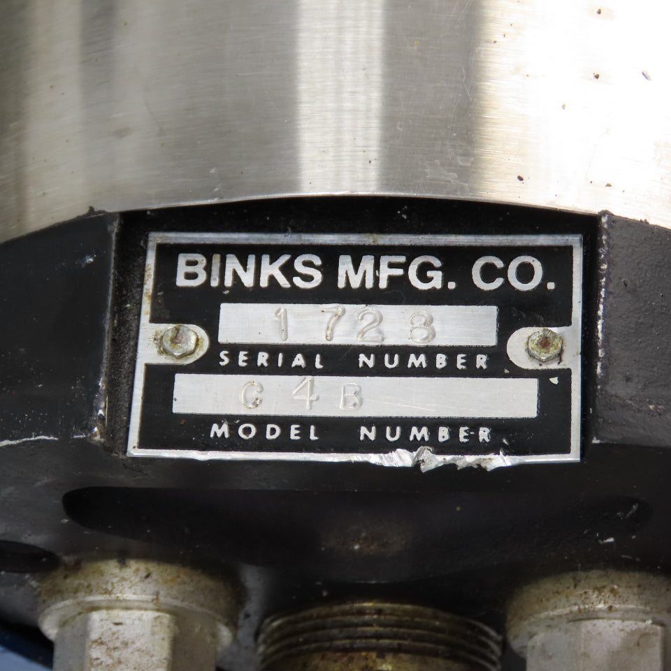 Binks Comet C4B Pneumatic B-Section Fluid Piston Transfer Pump 4"